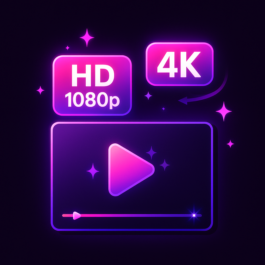 1080p & 4K Output
